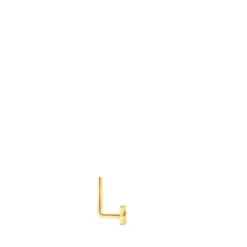 Piercing de nariz TOUS Basics com urso em ouro