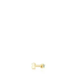 Piercing de orelha em ouro com topázio Cool Joy