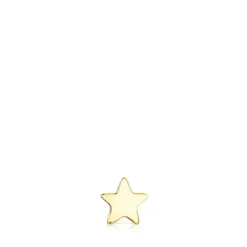 Piercing de orelha TOUS Basics com estrela em ouro