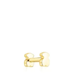 Piercing de orelha TOUS Basics com urso em ouro