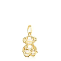 Pingente Costura em Ouro e Pérolas