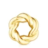 Pingente donut Twisted em prata vermeil