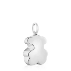 Pingente médio em prata urso Bold Motif