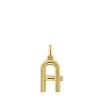 Pingente médio letra A banhado a ouro de 18 K sobre prata TOUS Alphabet