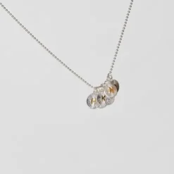 Pingente medalha letra Ñ em prata e prata vermeil TOUS Alphabet