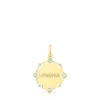 Pingente medalha Mama em ouro, diamantes e opala TOUS Mama