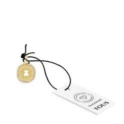 Pingente Oursin em ouro com diamantes de 0,09 ct