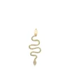 Pingente TOUS Good Vibes serpente em Ouro e Diamantes
