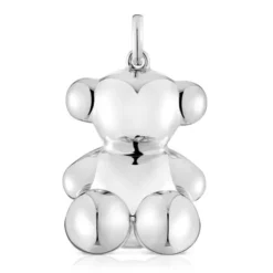 Pingente urso extragrande em prata Bold Bear