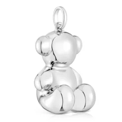 Pingente urso extragrande em prata Bold Bear
