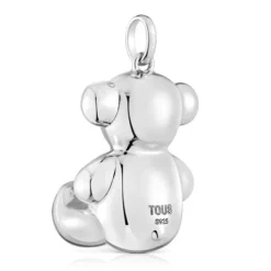 Pingente urso extragrande em prata Bold Bear