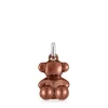Pingente urso médio em aço na cor rosa acobreado Bold Bear