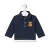 Polo Casual azul marinho