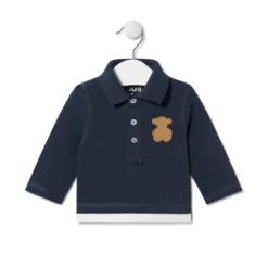 Polo Casual azul marinho