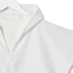 Poncho de tecido atoalhado Rus MS Branco