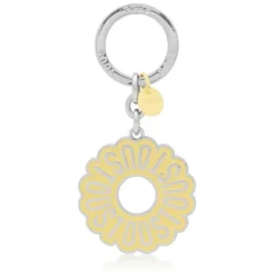 Porta-chaves amarelo TOUS Circle Logo