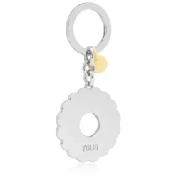 Porta-chaves amarelo TOUS Circle Logo