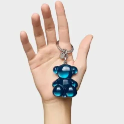 Porta-chaves azul-marinho half Bold Bear