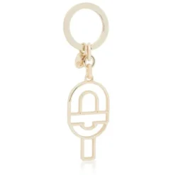 Porta-chaves com silhueta dourado TOUS MANIFESTO