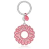 Porta-chaves rosa TOUS Circle Logo