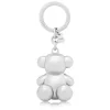 Porta-chaves urso Metal Bold Bear prateado