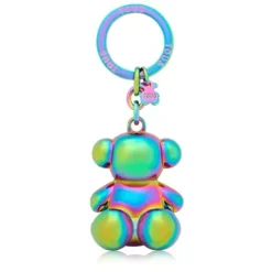 Porta-chaves urso Metal Bold Bear iridescente