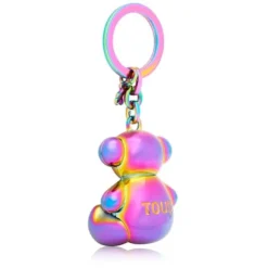 Porta-chaves urso Metal Bold Bear iridescente