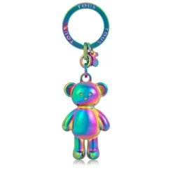 Porta-chaves urso Teddy Bear iridescente