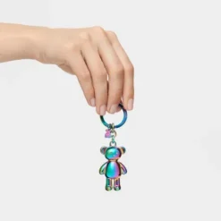 Porta-chaves urso Teddy Bear iridescente