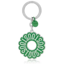 Porta-chaves verde TOUS Circle Logo