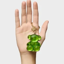 Porta-chaves verde-escuro half Bold Bear