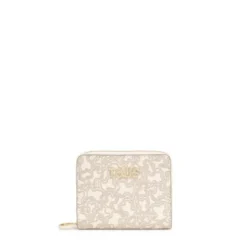 Porta-moedas bege Kaos Mini Lines