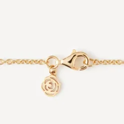 Pulseira ATELIER Rosa de Abril em Ouro com Diamantes