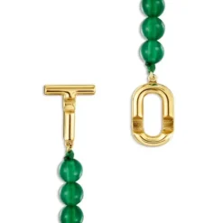 Pulseira com banho de ouro de 18 K sobre prata e calcedónias tratadas TOUS MANIFESTO