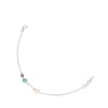 Pulseira Cool Color em Prata e Pedras Preciosas