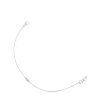 Pulseira de corrente urso em ouro branco com diamantes TOUS Grain