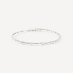 Pulseira em ouro branco com diamantes TOUS ATELIER