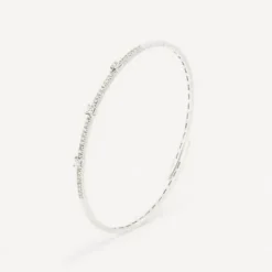Pulseira em ouro branco com diamantes TOUS ATELIER