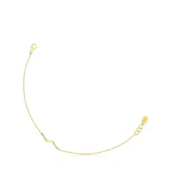 Pulseira em ouro e pedras preciosas TOUS St Tropez