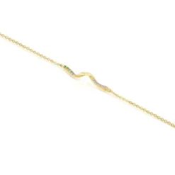 Pulseira em ouro e pedras preciosas TOUS St Tropez