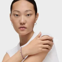 Pulseira em prata e ametista Bold Bear