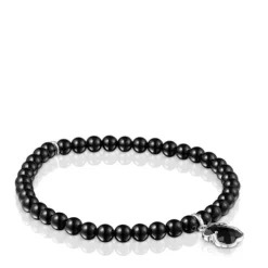 Pulseira em prata e ónix TOUS Icon Color