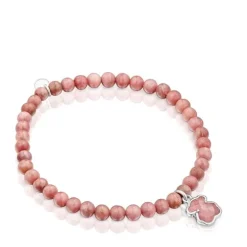 Pulseira em prata e rodonite TOUS Icon Color