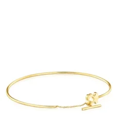 Pulseira escrava em ouro e urso I-Bear