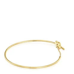 Pulseira escrava em ouro e urso I-Bear