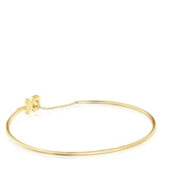 Pulseira escrava em ouro e urso I-Bear