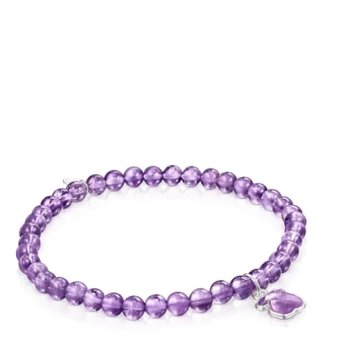 Pulseira Icon Color em Prata e Ametista