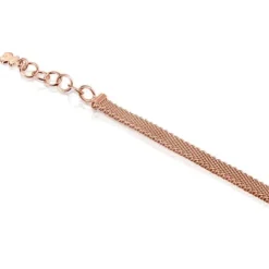 Pulseira Real Sisy em Prata Vermeil rosa com Pérola