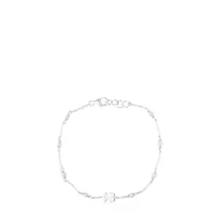 Pulseira Super Power em Prata com Pérolas