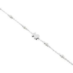 Pulseira Super Power em Prata com Pérolas